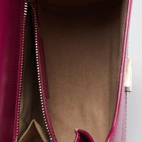 Givenchy Purple Grained Leather Pandora Box Mini Crossbody Bag - Picture 9 of 12